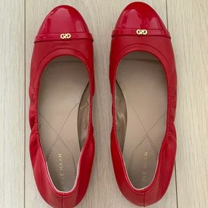 Cole Haan Elsie ballet flats - red